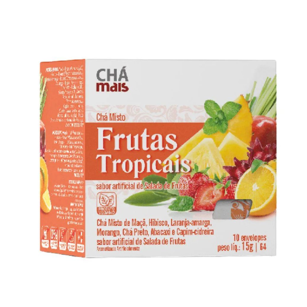Chá Misto de Frutas Tropicais 10 Sachês - Chá Mais