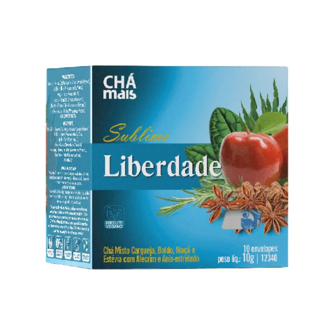 Chá Misto Sublime Liberdade 10 Sachês - Chá Mais