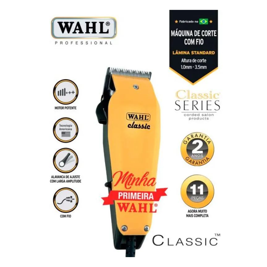 Máquina de Corte Classic V3000 Wahl do Brasil 127v