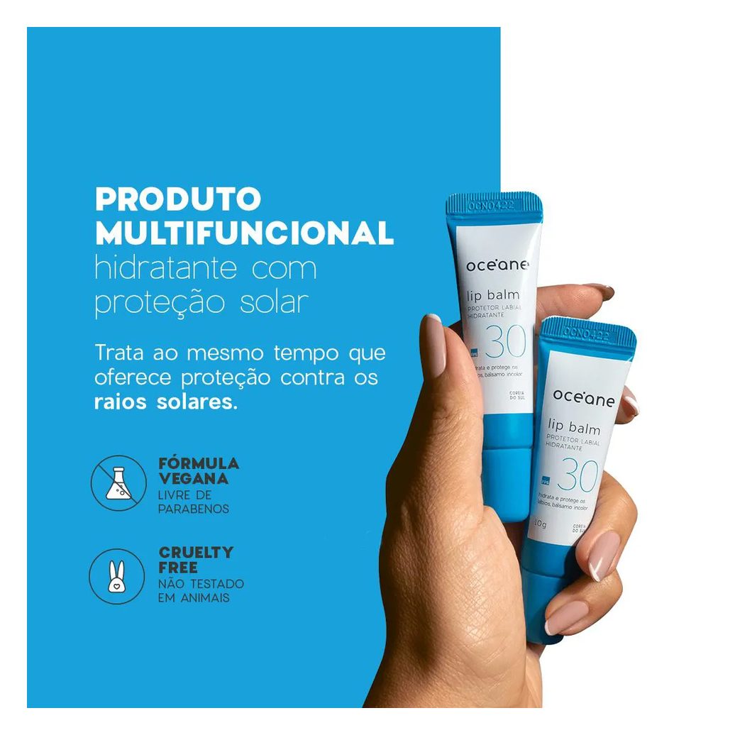 Protetor Labial Hidratante - Lip Balm Fps30 10G