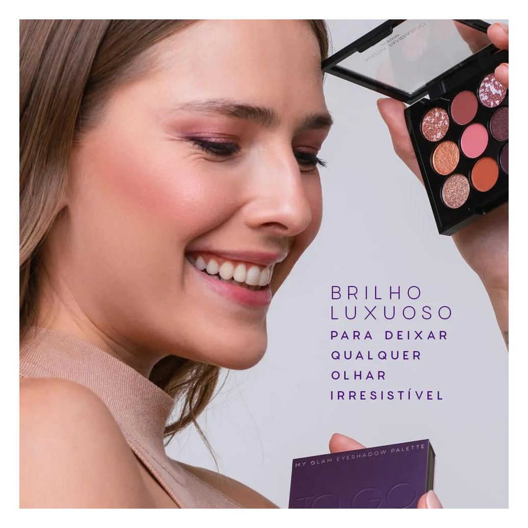 Paleta de Sombras Nádia Tambasco By Océane - To Go My Glam 7.2g