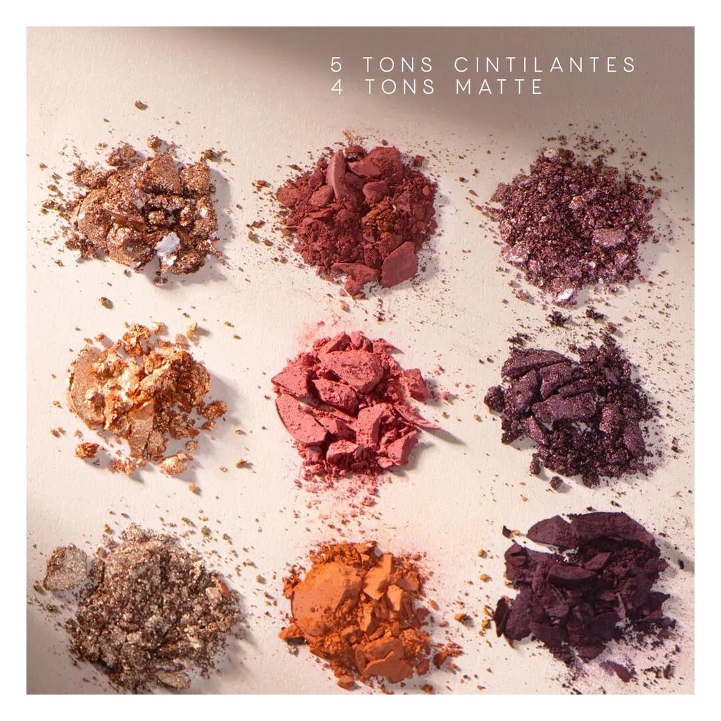 Paleta de Sombras Nádia Tambasco By Océane - To Go My Glam 7.2g
