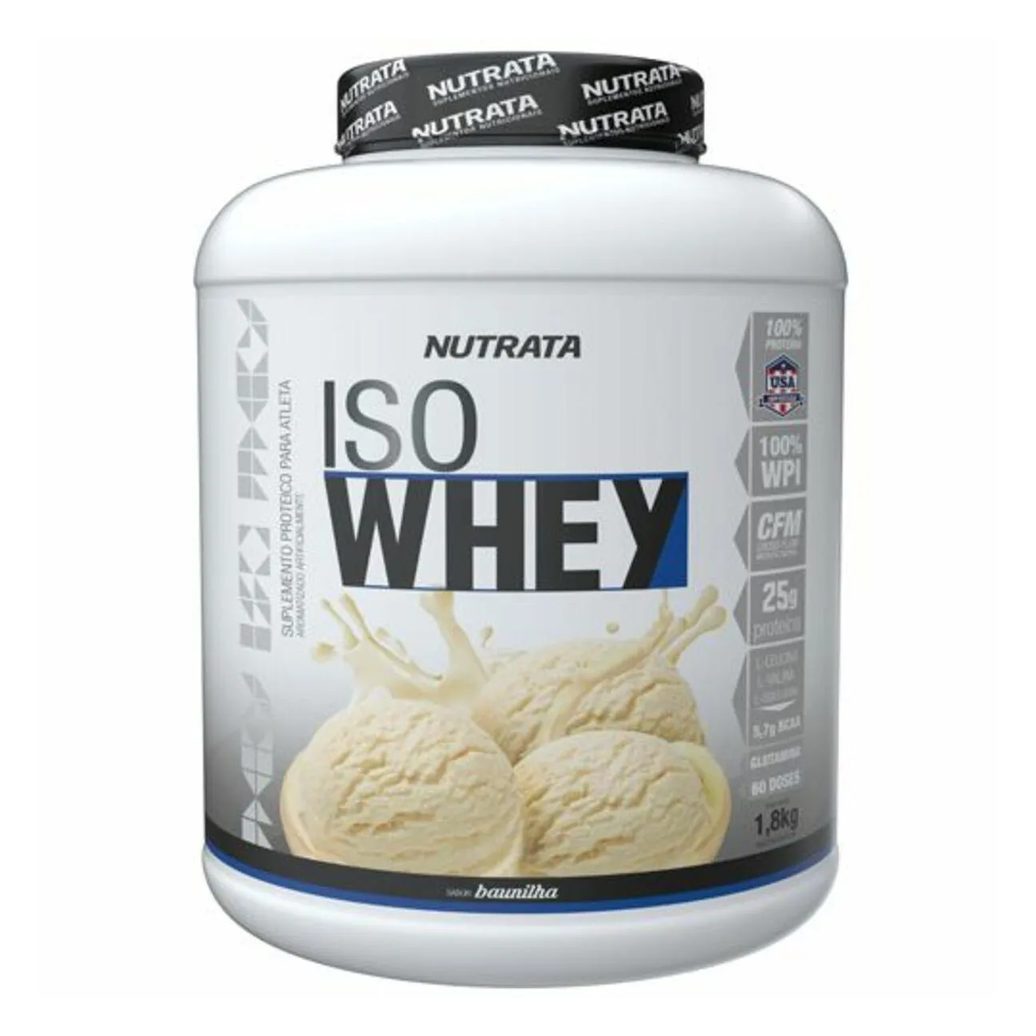 Iso Whey - 1800G Baunilha - Nutrata