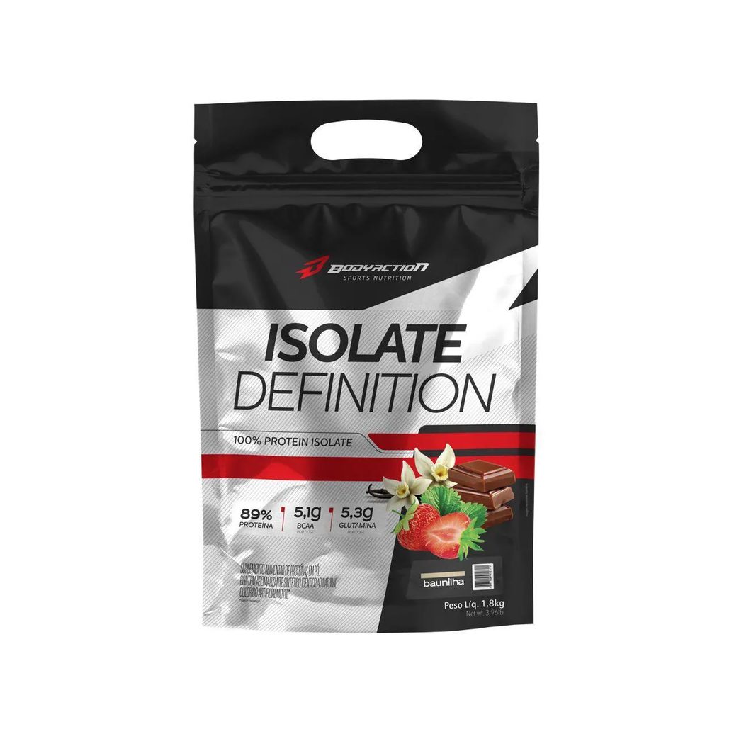 Whey Isolate Definition - 1800G Refil Baunilha - Bodyaction