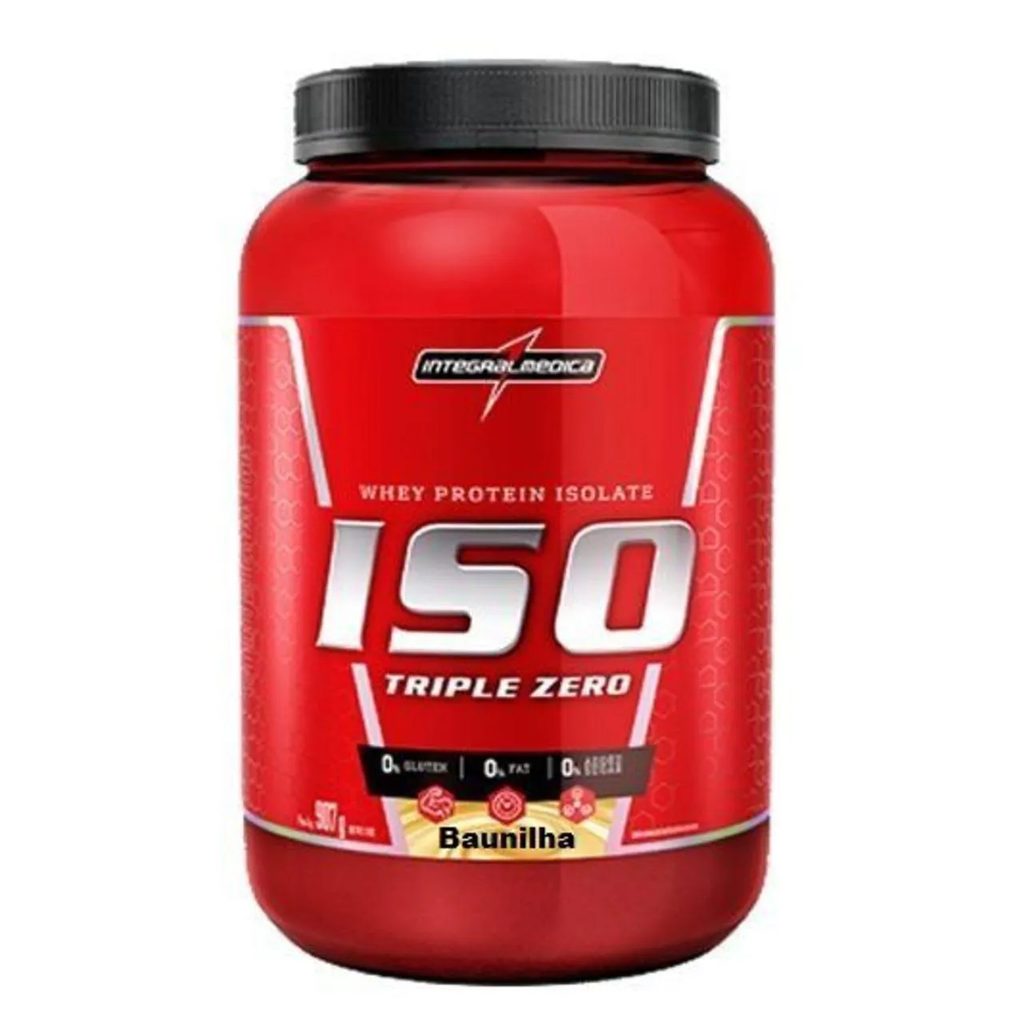 Whey Iso Triple Zero - 907G Baunilha - Integralmédica