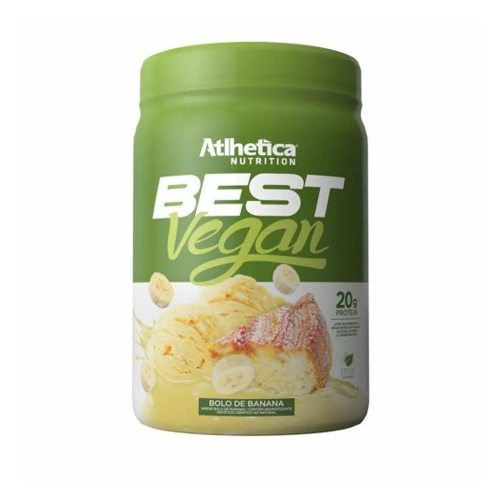 Proteína em Pó Athletica Nutrition Best Vegan Bolo de Banana 500g