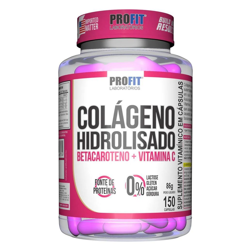 COLáGENO HIDROLISADO - 150 CáPSULAS - PROFIT