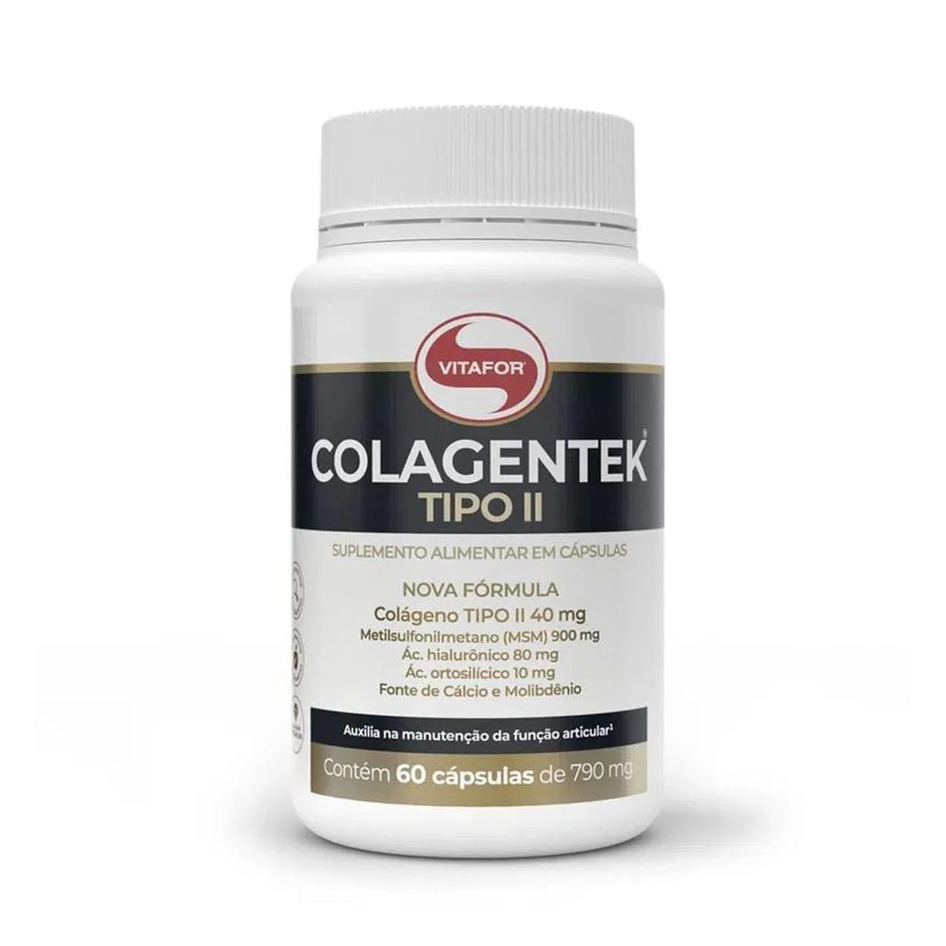 Colagentek Tipo Ii - 60 Cápsulas - Vitafor