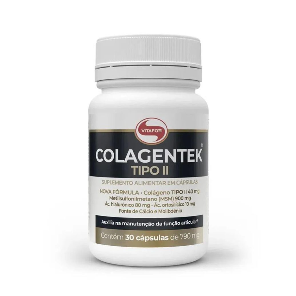 Colagentek Tipo Ii - 30 Cápsulas - Vitafor