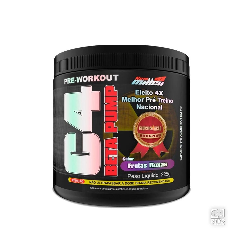 C4 Beta Pump Extreme Pre Workout 225g – New Millen (Frutas Roxas