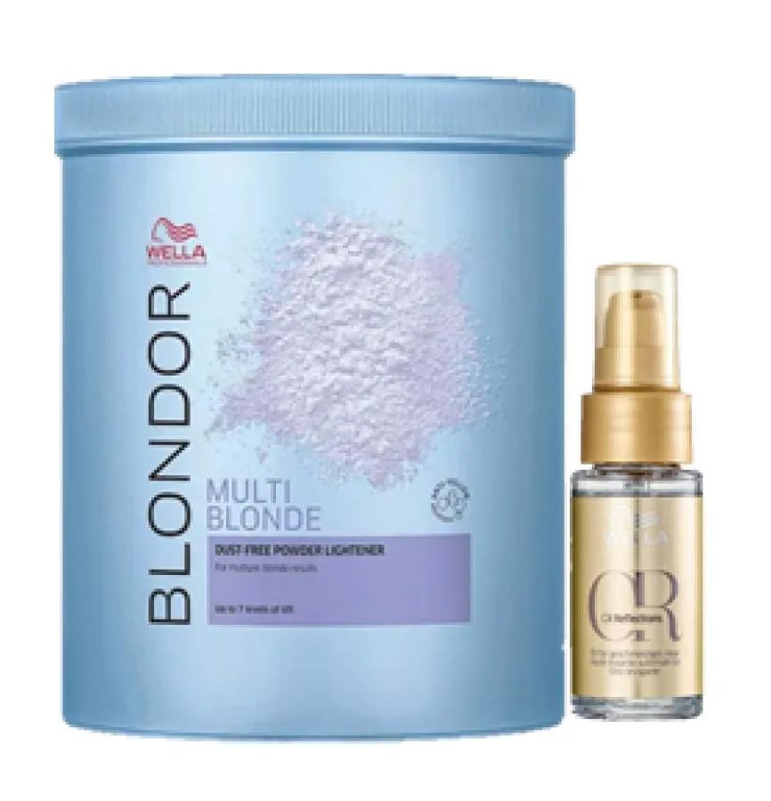 Kit Wella Pó Descolorante 800g e Oil Reflection 30ml