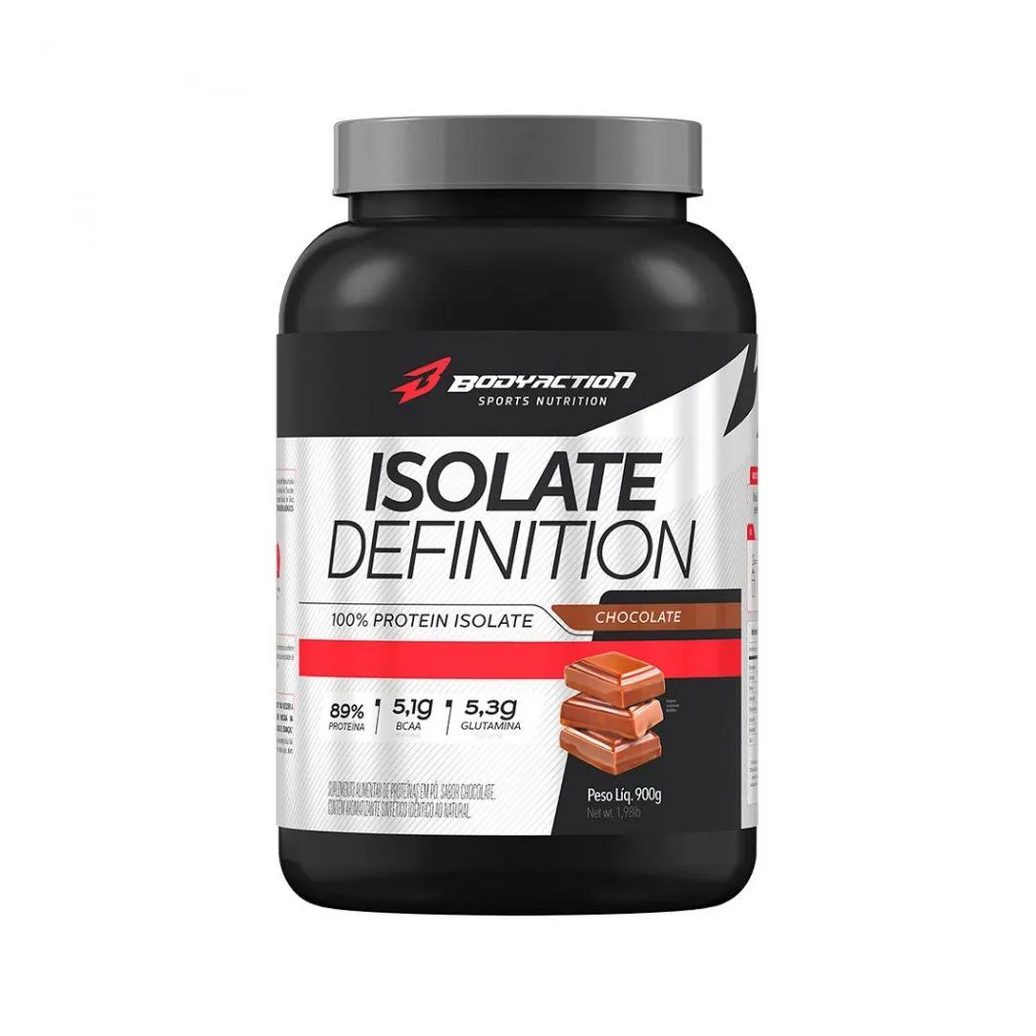 Proteína Isolada em Pó Body Action Isolate Definition Chocolate 900g