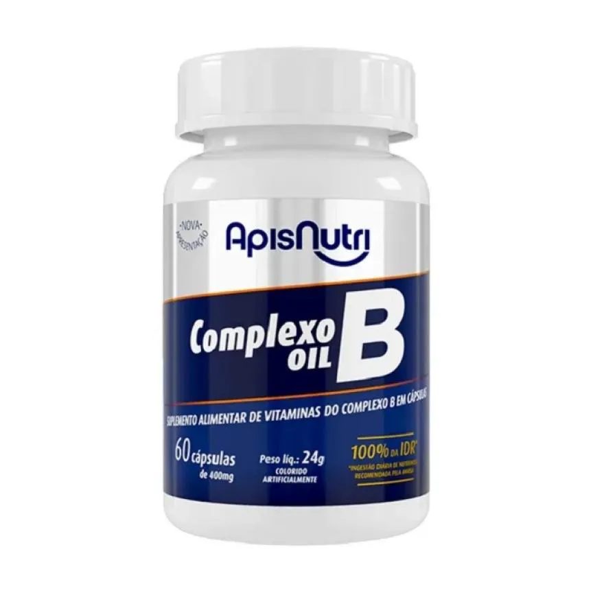 Complexo B Oil - 400mg (60 Cápsulas) - Padrão: Único
