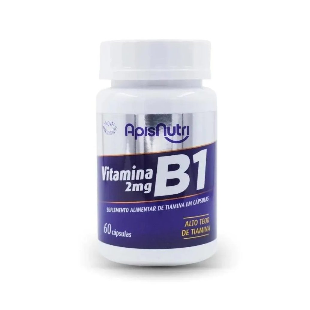 Vitamina B1 - 280mg (60 Cápsulas) - Padrão: Único
