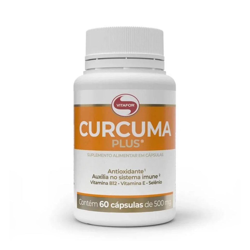 Curcuma Plus 500mg (60 Cápsulas) - Padrão: Único