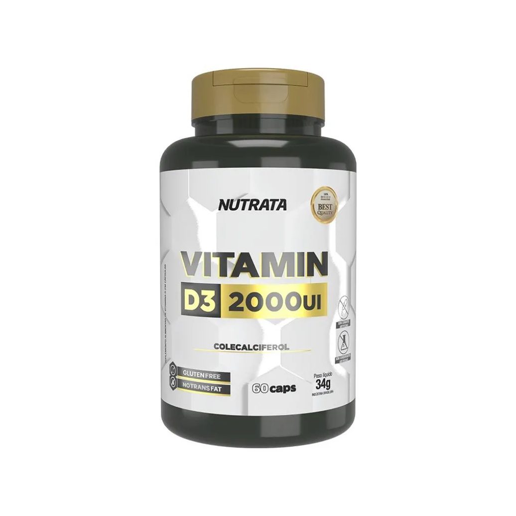 Vitamin D3 2000ui (60 Cápsulas) - Padrão: Único