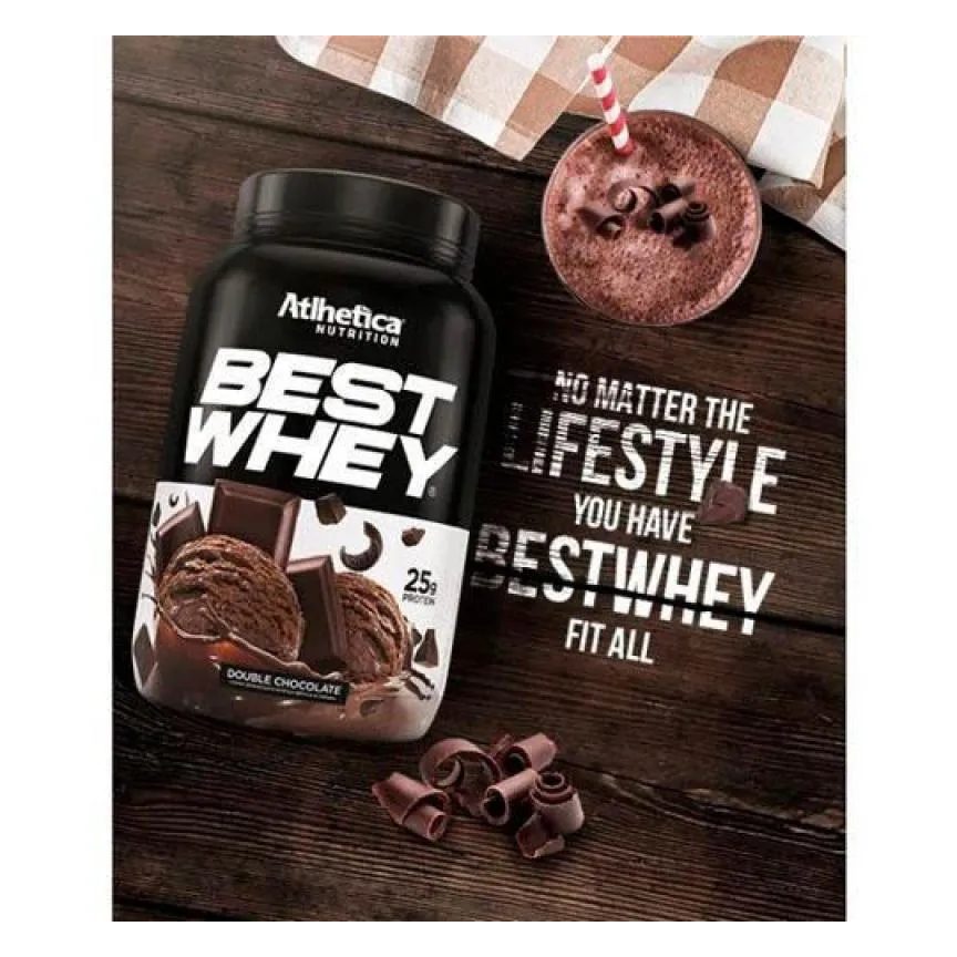 Proteína Best Whey Atlhetica Nutrition Double Chocolate Sachê 35g