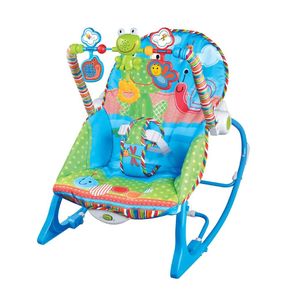 Cadeira de Descanso Musical Funtime Até 18Kgs Azul-Maxi Baby