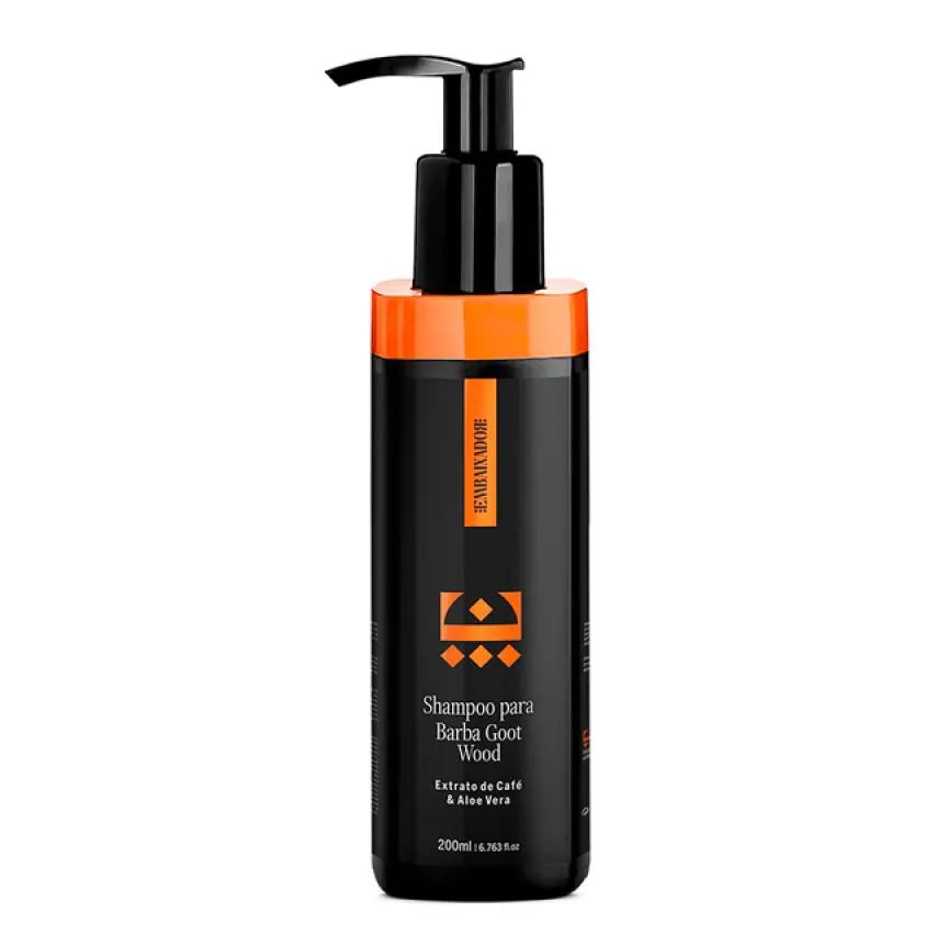 Kit Barba Goot Wood - Óleo + Balm + Shampoo Barba Embaixador 200ml