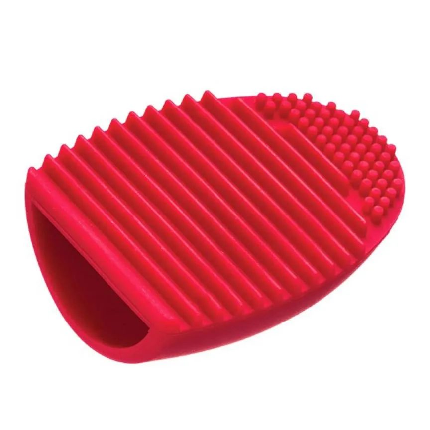 Esponja de Silicone para Limpeza de Pincéis Belliz Vermelho