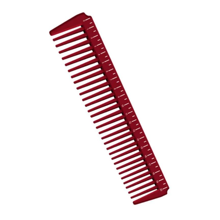 Pente Profissional Espetacular Delrin Dupont Esterilizável 21,5cm Bordô