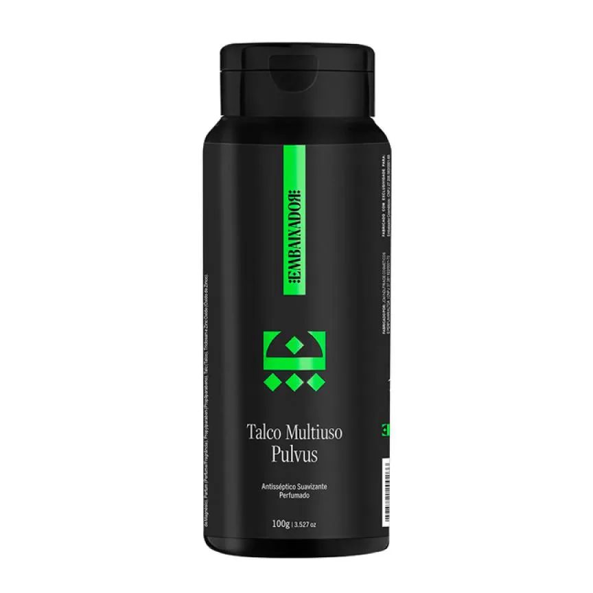 Talco Multiuso Pulvus Menthol Embaixador 100g
