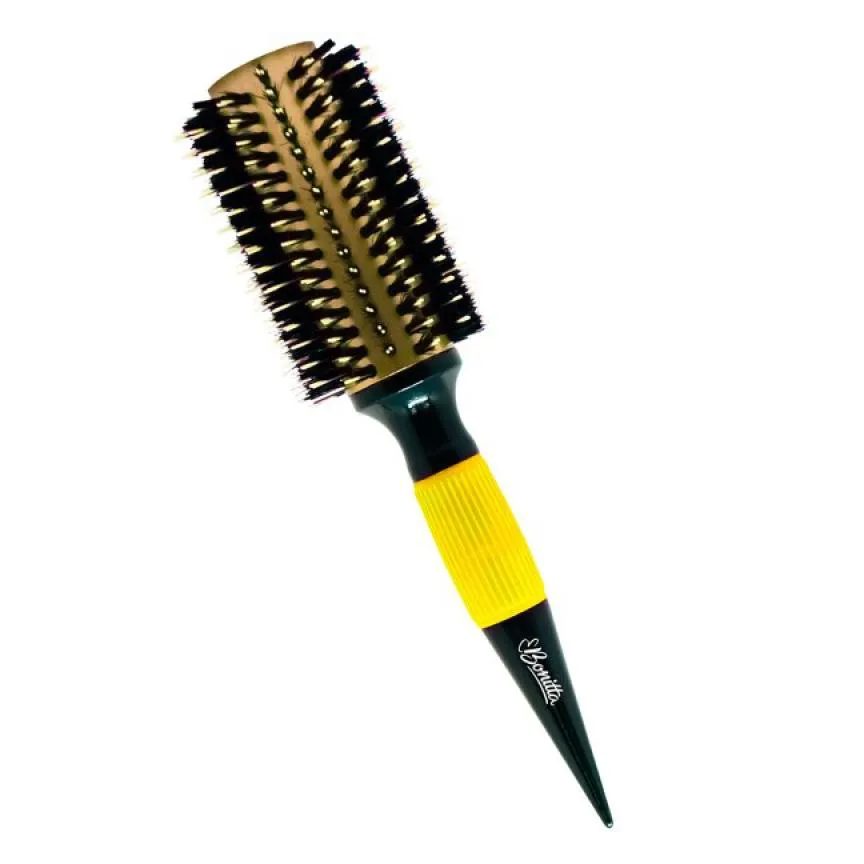 Escova de Cabelo Pop Color Bonitta Brilho Marco Boni 65mm Amarelo