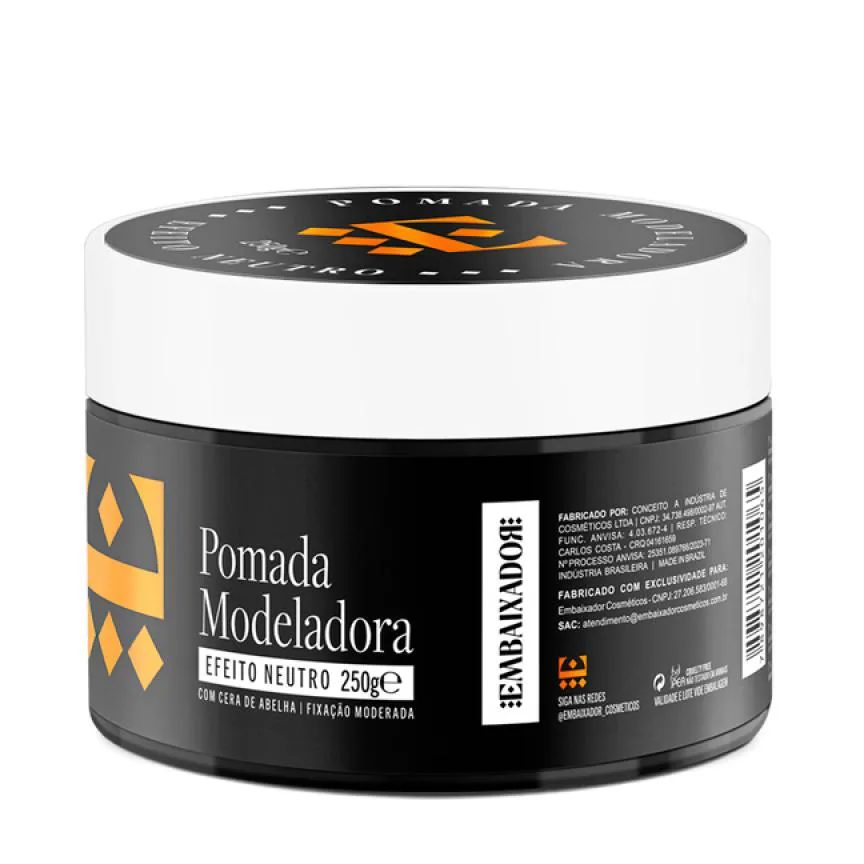 Pomada para Cabelo Efeito Neutro Embaixador 250g