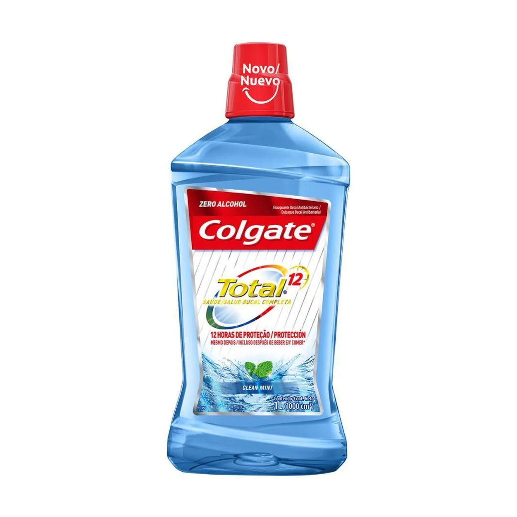Enxaguante Bucal Colgate Total 12 Clean Mint 1L