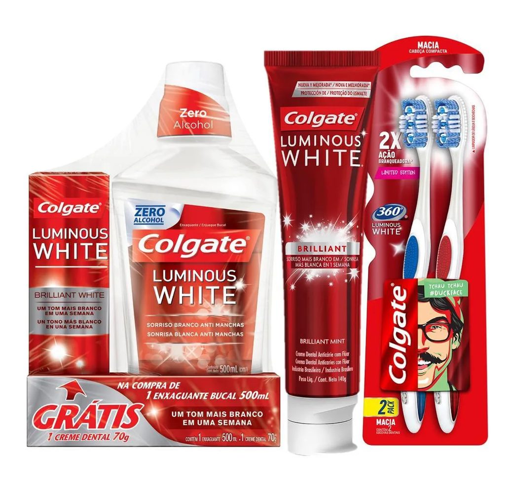 KIT COLGATE BRANQUEAMENTO COMPLETO