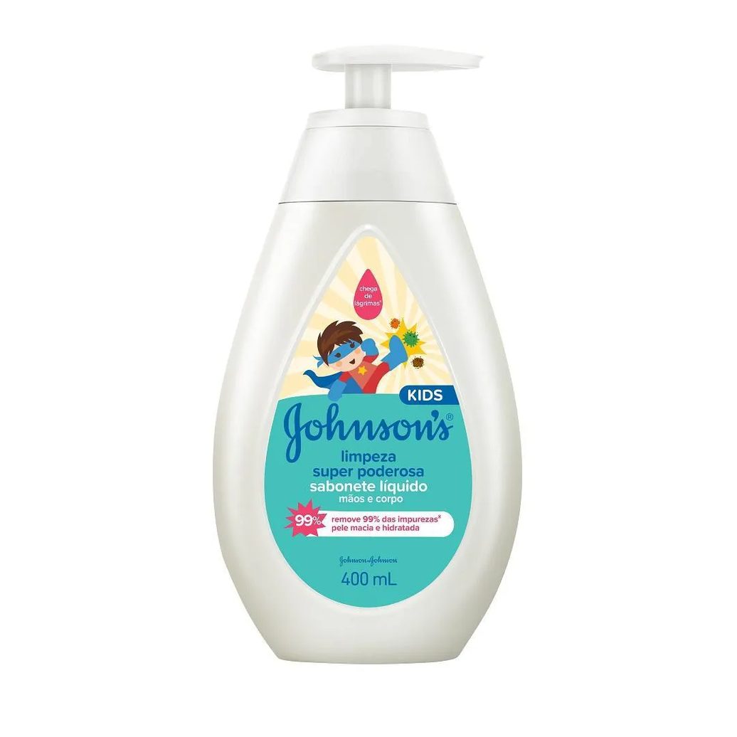 Sabonete Líquido Johnson's Limpeza Super Poderosa 400ml