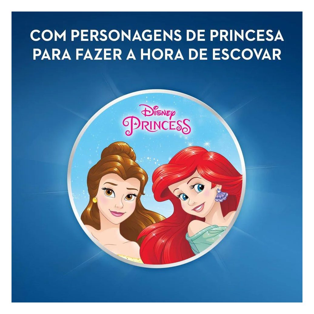 Escova Elétrica Oral-B Disney Princess + 2 Pilhas Aa