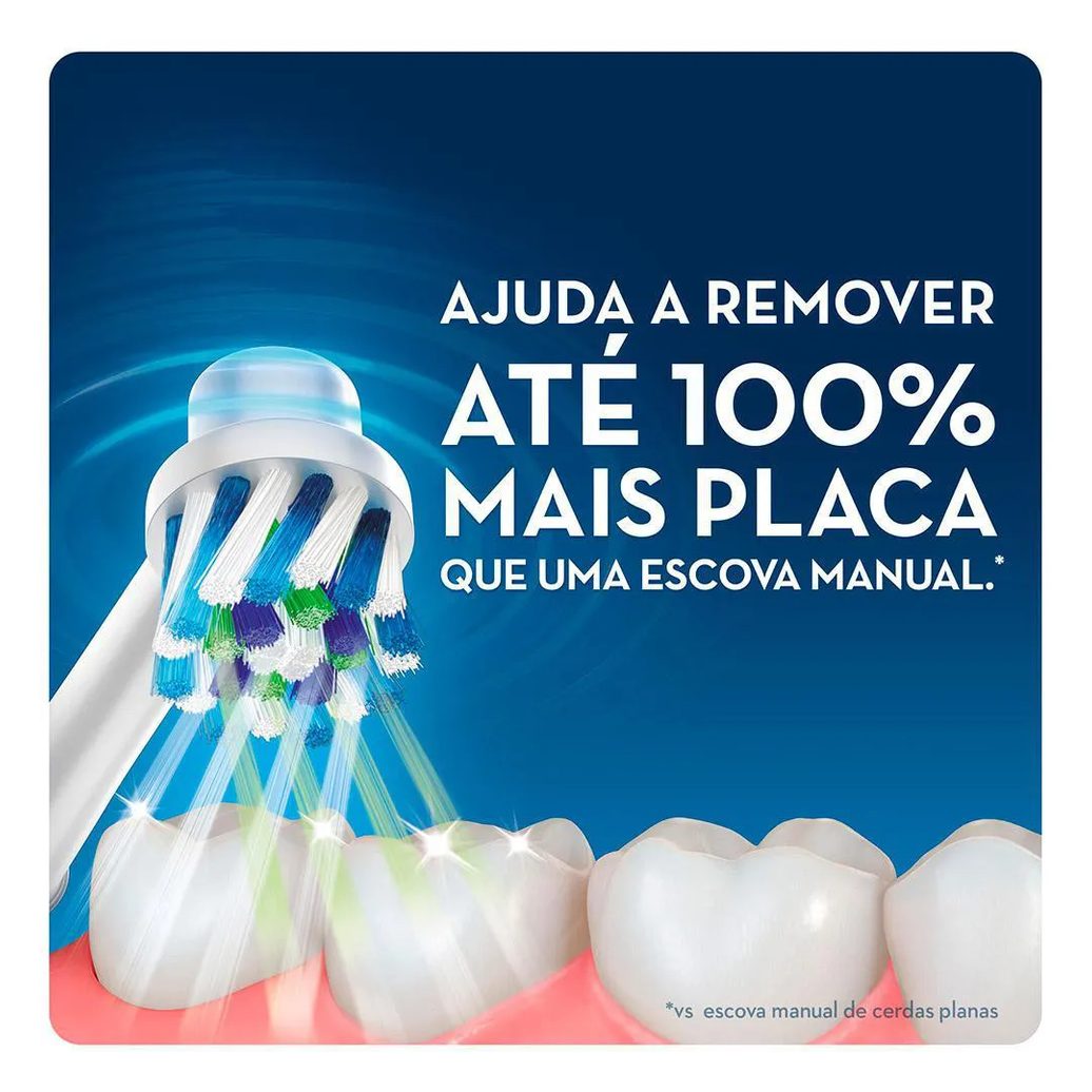 Kit Refil Escova Elétrica Oral-B Cross Action Leve 4 Pague 2