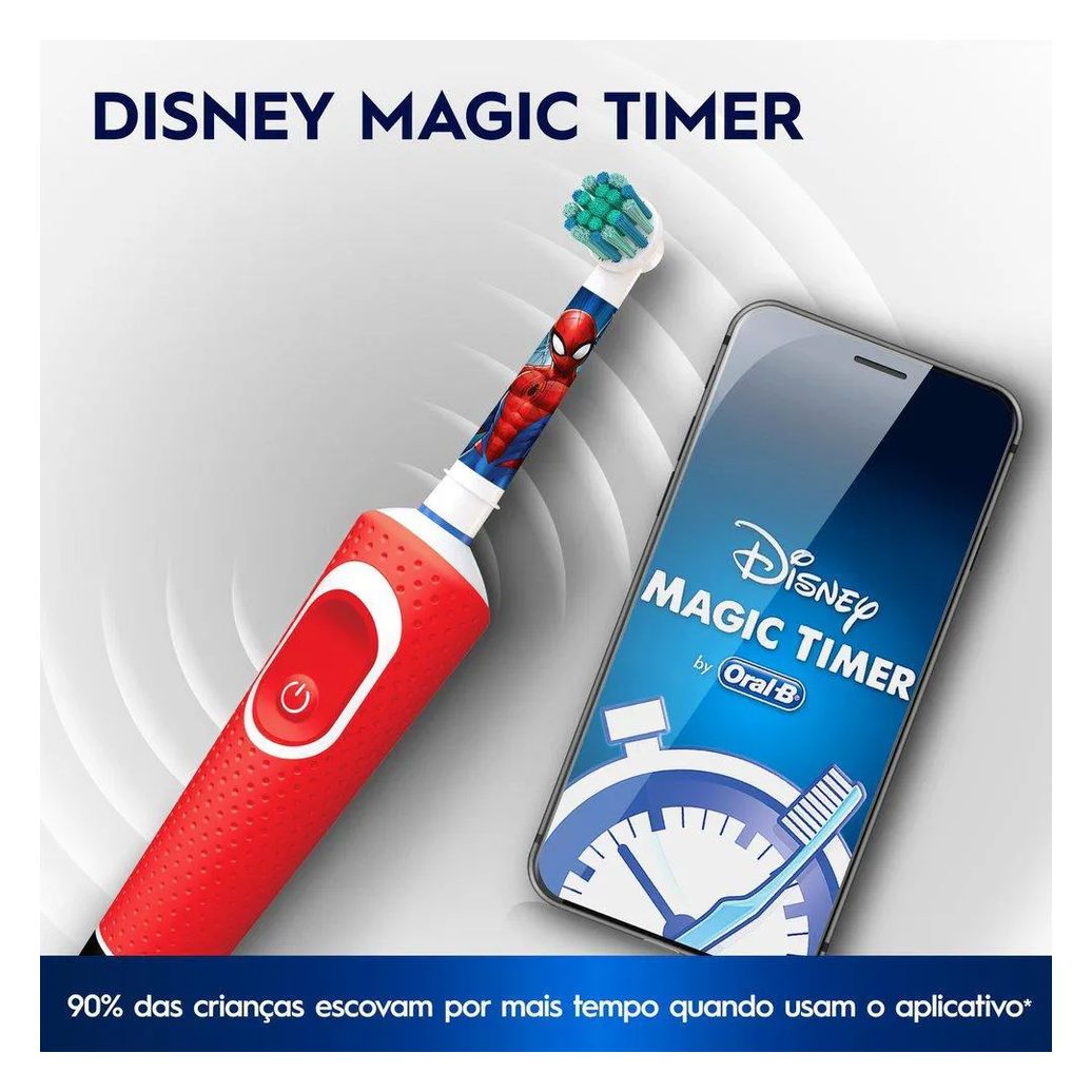 Refis para Escova Elétrica Oral-B Spiderman 2 unidades