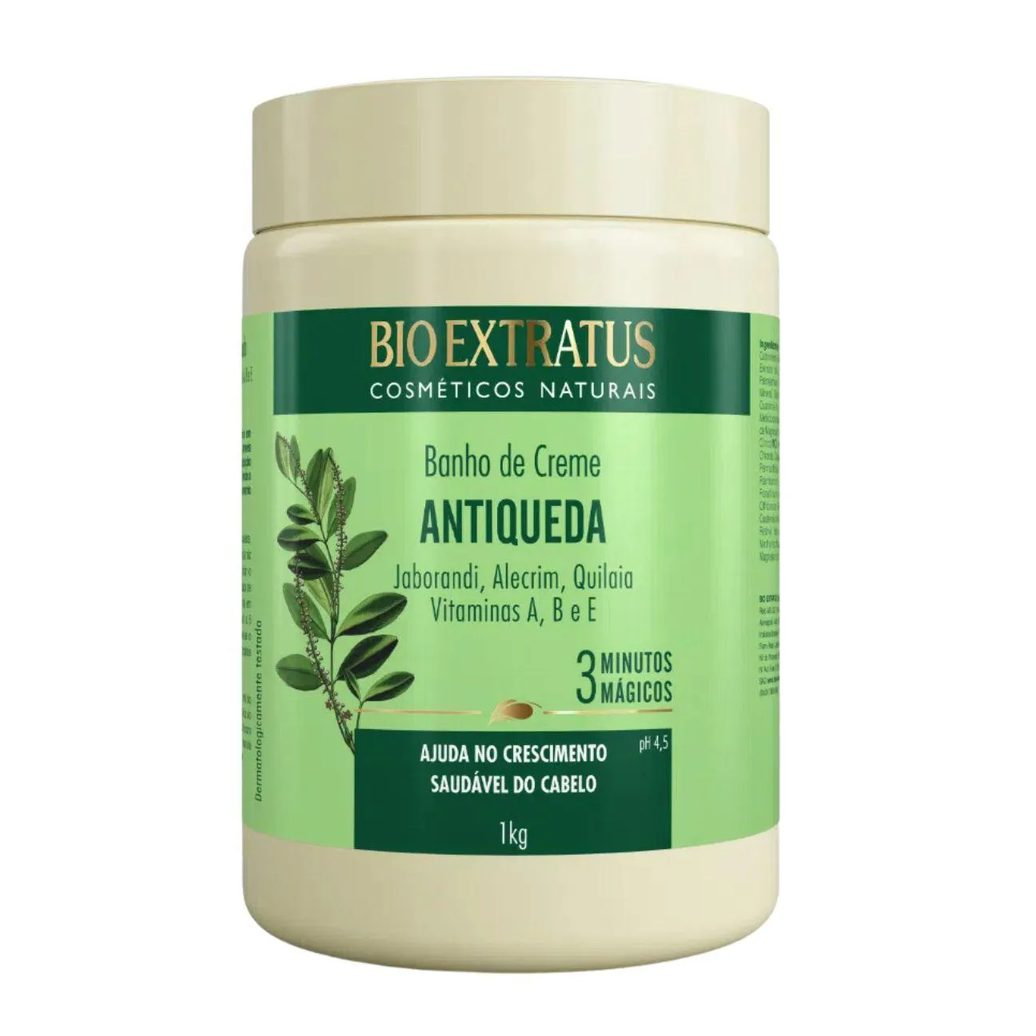 Máscara Antiqueda Fortalecedora Jaborandi 1kg Bio Extratus