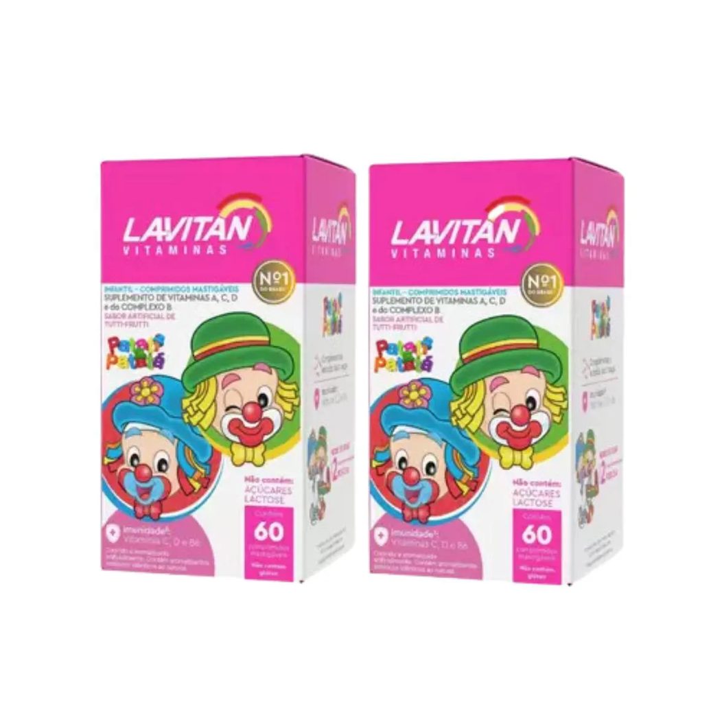 Kit C2 Suplemento Infantil Tutti Frutti C60 – Lavitan