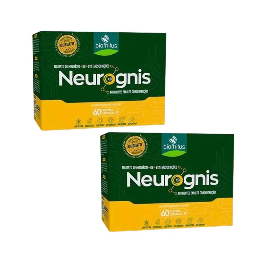 Kit C2 Suplemento Vitamínico Neurognis 60 cápsulas – Biofhitus