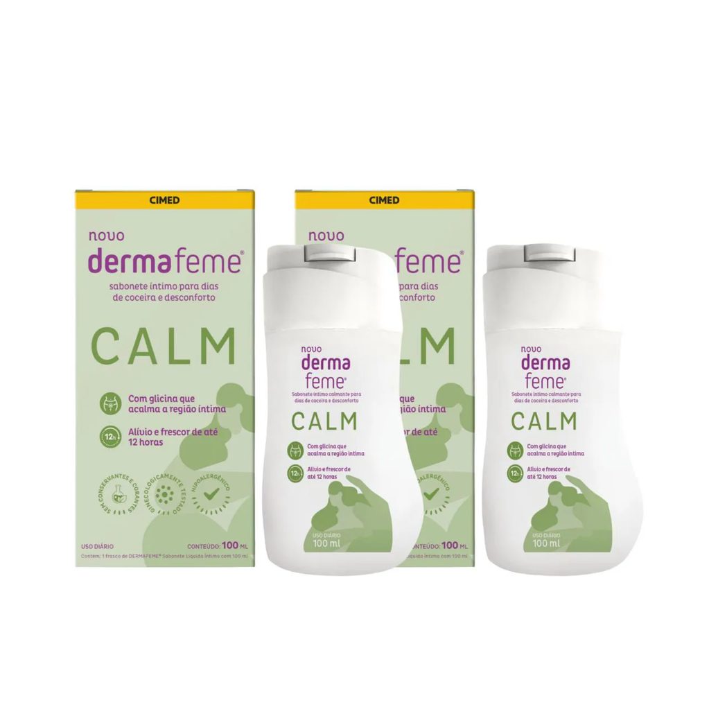 Kit C2 Sanonete Íntimo Glicina Dermafeme 100ml – Cimed