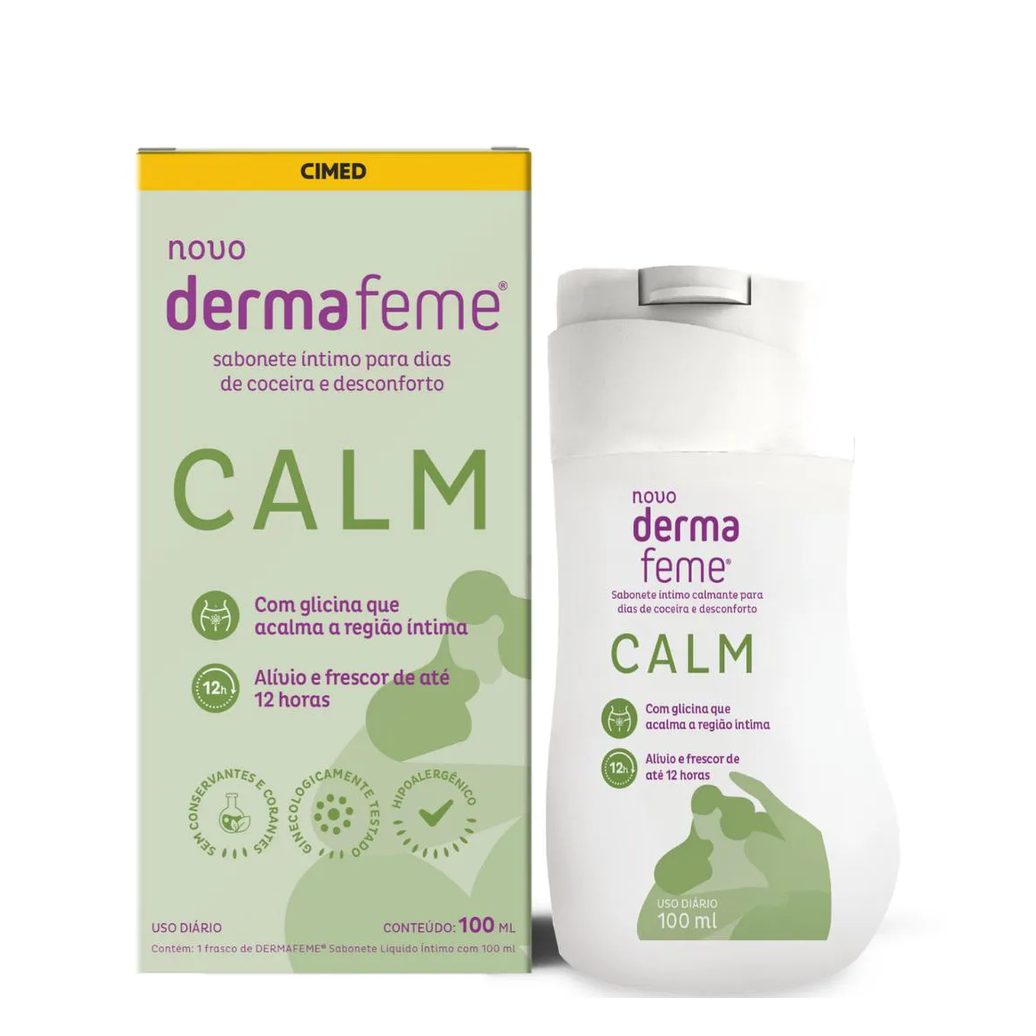 Sabonete Íntimo Calm Dermafeme 100ml – Cimed
