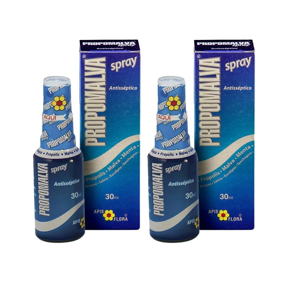 Kit com 2 Antisséptico Spray Propomalva 30ml – Apis Flora