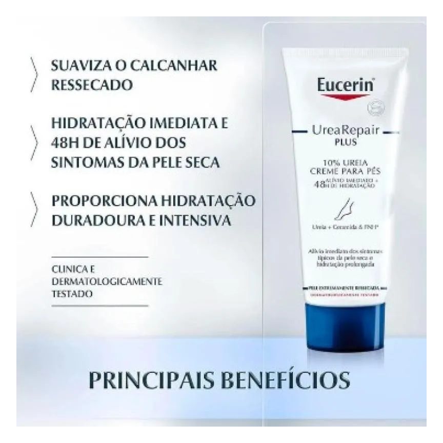 Eucerin Ureia Repair Plus 10% Creme para os Pés 104g