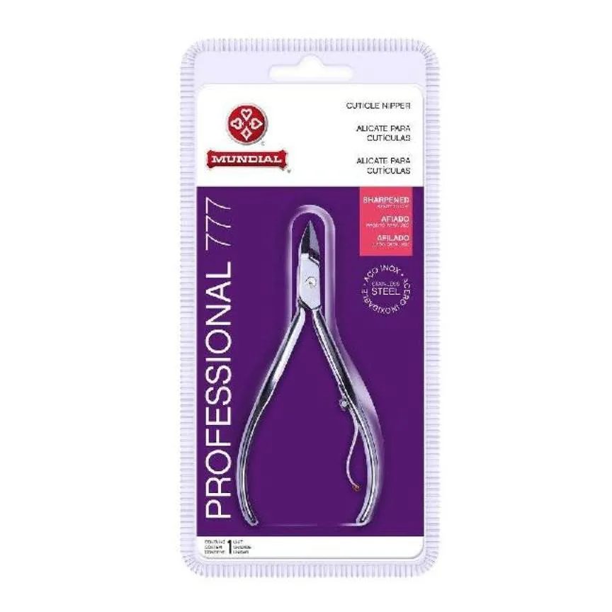 Alicate de Cuticula Profissional Mundial Inox 777