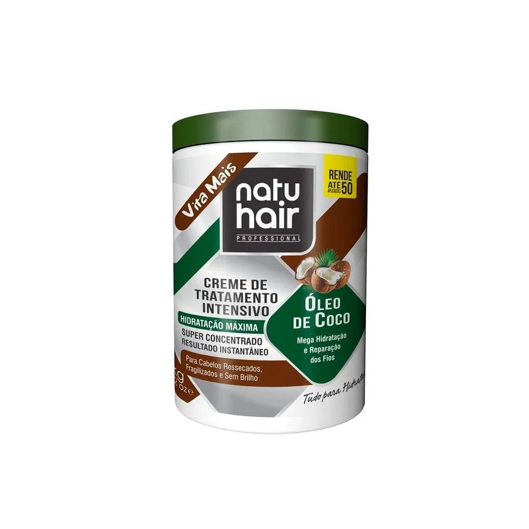 Creme de Tratamento Natu Hair Intensivo Óleo de Coco 1kg