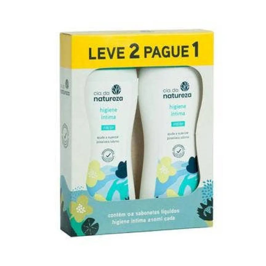 Sabonete Íntimo Cia da Natureza Fresh Lv2 Pg1 210ml