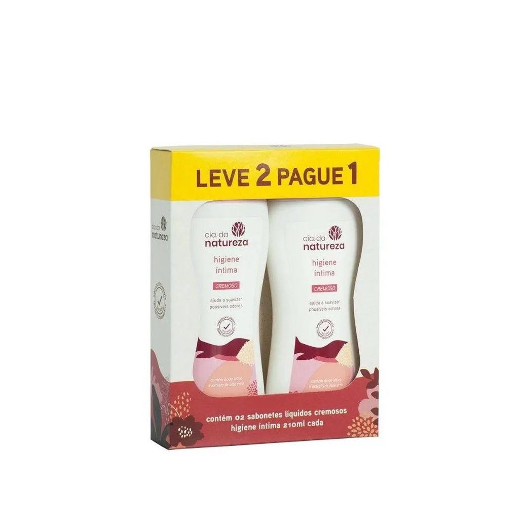 Sabonete Íntimo Cia da Natureza Lv2 Pg1 210ml