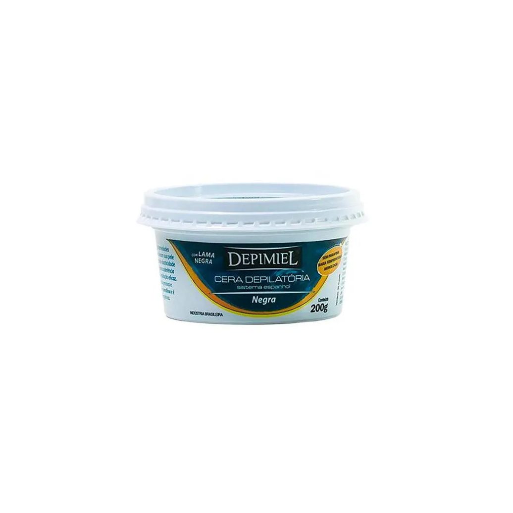 Cera Depilatória Depimiel Lama Negra 200g