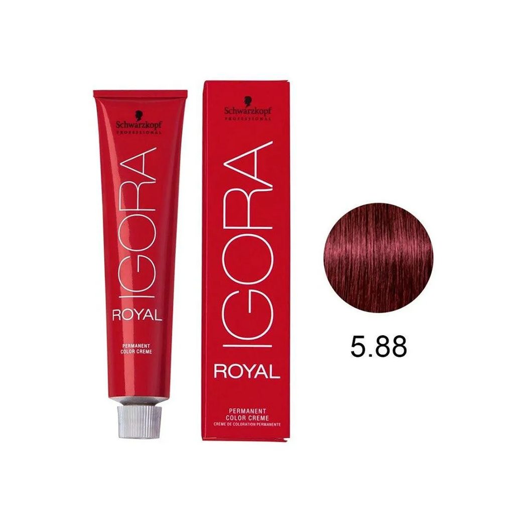 Tintura Schwarzkopf Igora Royal 5.88 Castanho Claro Vermelho Extra