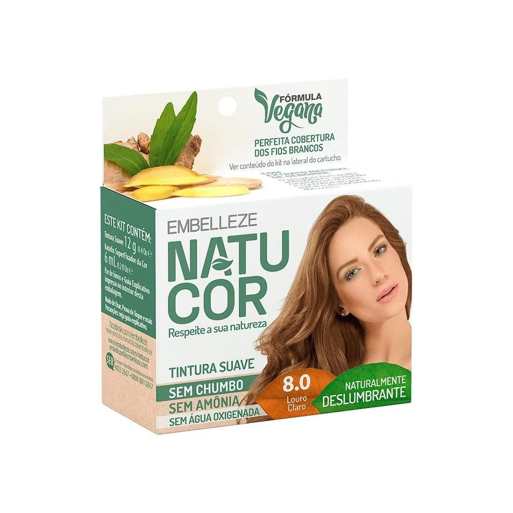 Tint Natucor Ind 8.0 Louro Claro