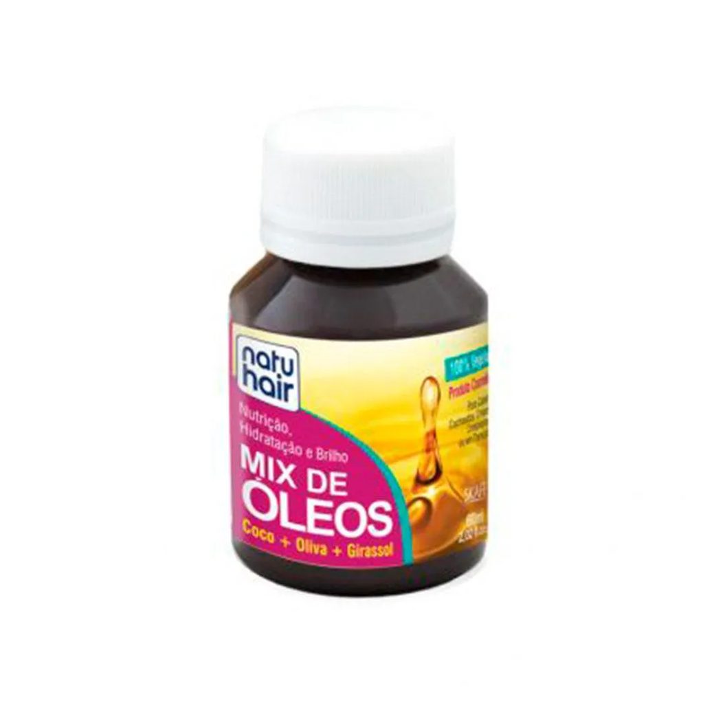 Óleo Capilar Natu Hair Mix Coco e Girassol 60ml