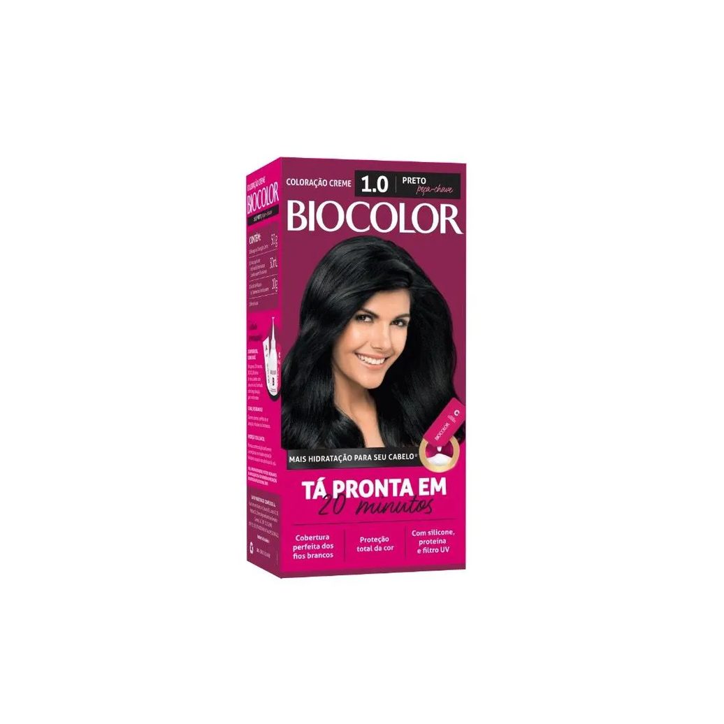 Tintura Biocolor Mini Kit 1.0 Preto